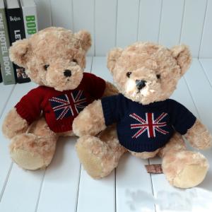 Wholesale 12 Inch Lovely Teddy Bear Stuffed Animal Toys OEM / ODM Welcomed from china suppliers