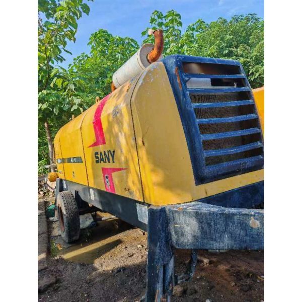 2017 original Trailer Mounted Concrete Pump Sany 8018 Stationary Trailer Pump