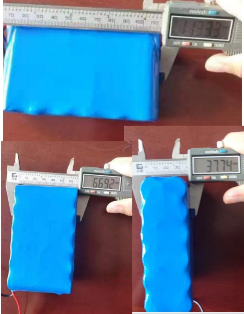Custom Battery Pack 12V 10Ah 18650 3cells in series 4 in parallel
