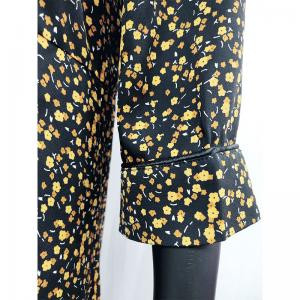 Wholesale Recycled Polyester Flora Printed Wrap dress from china suppliers