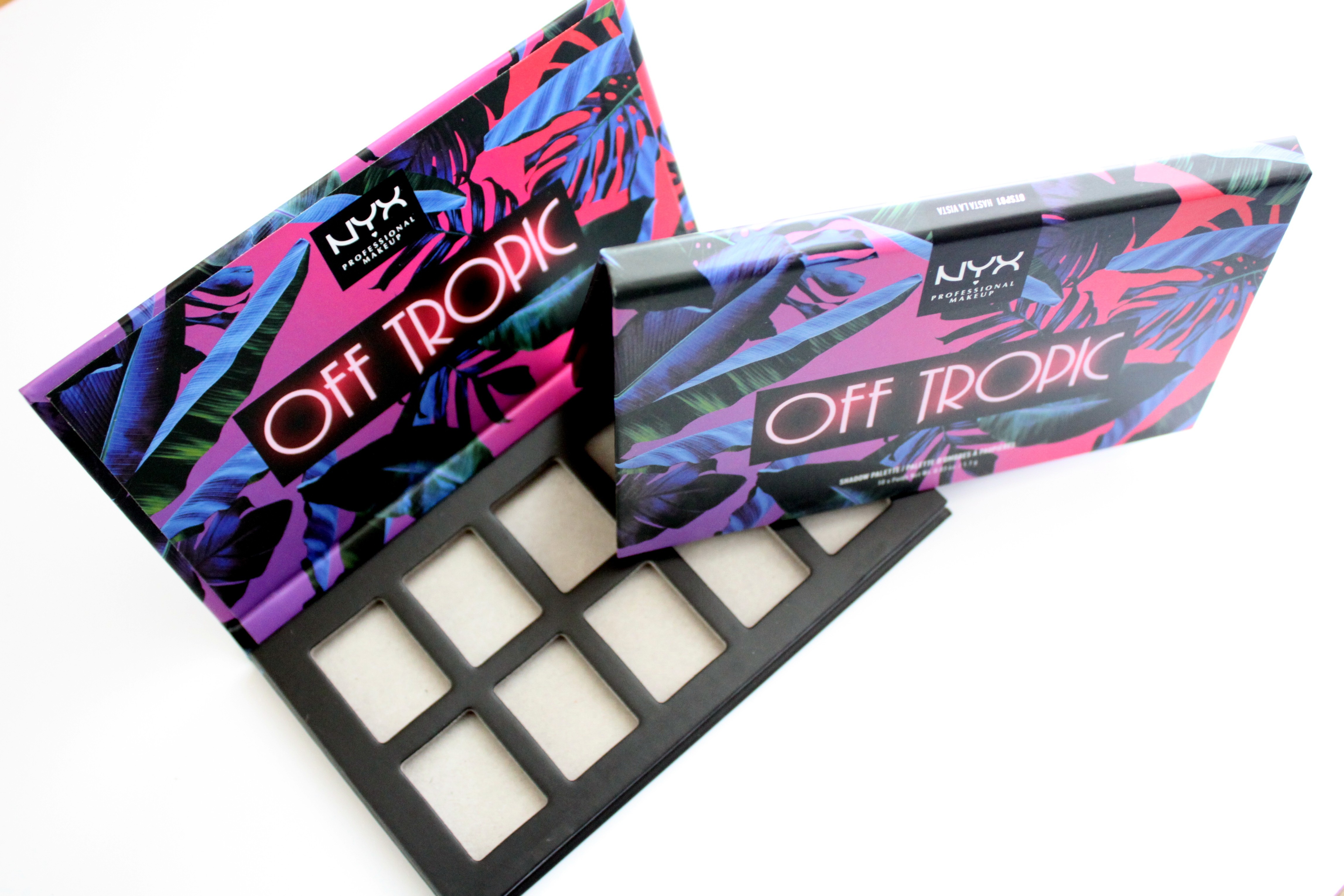 Matte Finish Magnetic Eye Palette 10 Pans Blank Eyeshadow Palette CMYK Printing