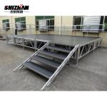 Movable stage platform Concert Wooden Portable Stage Stairs
