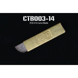 Wholesale Disposable Tattoo Eyebrow Microblading Permanent Makeup Needles with Gold from china suppliers