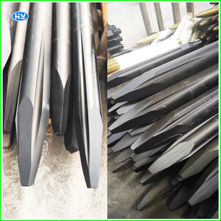 Hydraulic Breaker Chisels 120mm For Excavator Rock Hammer SB70 SB81