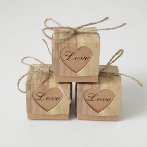 Wholesale Love Heart 2x2 Inches Unique Wedding Favour Gift Boxes from china suppliers