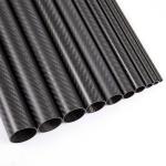 Heat Resistant Corrosion Resistance Carbon Fiber Round Tube 6mm (OD) X 4mm (ID)