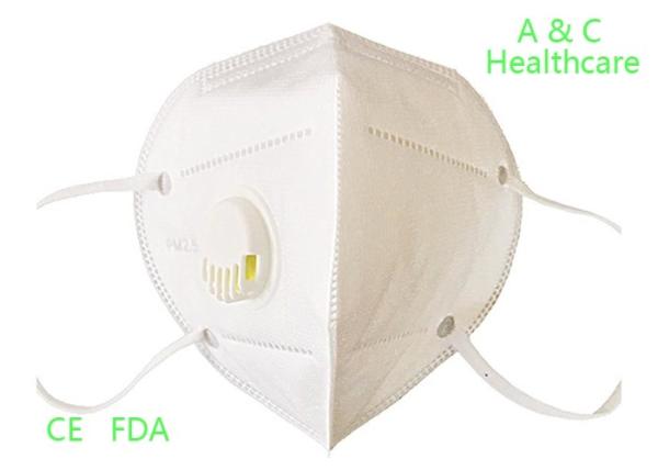 5 Layers Ffp2 Valved Mask Disposable Non Woven Face Mask Anti Virus 95%