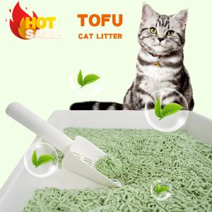 Wholesale ODM Flushable Tofu Cat Litter Sand Green Tea Toilet Flushable Cat Litter from china suppliers