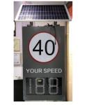 IP65 Waterproof Solar Powered Radar LED Speed Limit Sign Speed Traffic Radar