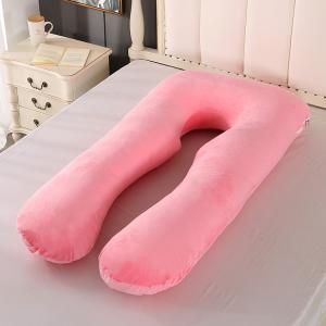 Wholesale U Shaped 140*70cm Pregnancy Body Pillow 100% Polyester Fiber Filling from china suppliers
