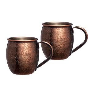 Wholesale Office and Cafeteria Copper Moscow Mule Cup Stainless Steel Wine Mug With Handle from china suppliers