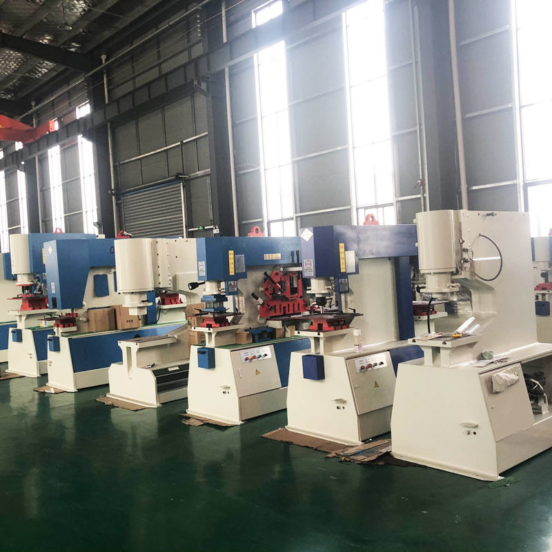 65T Industrial Hydraulic Ironworker Machine Q35Y-16 For 16mm Steel Plate