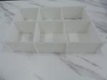 White PP Corrugated Plastic Sheet Dividers Fire Resistance