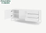 Minimalist Pure Hotel Furniture TV Stand With Multiple Drawers & Cabinets