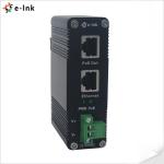 DIN Rail Industrial 802.3at 30W Gigabit PoE Injector Adapter 12~48V DC Power