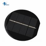 2V Roundness Epoxy Resin Solar Panel 0.56W Customized Solar Panel Battery
