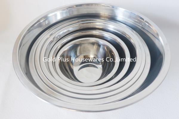 14cm Serving preservation deep mixing bowl stainless steel washing basin natural