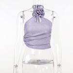 OEM maufactory Summer newpolyester sleeveless parties sexy slim hot girl stereo