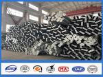 500KGS Design Load galvanized steel pipe with Bituminous Painting 30 m /s Wind