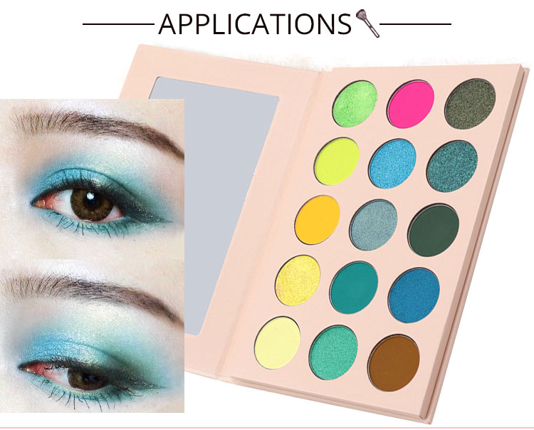 High quality Custom your brand private label make up palette eye shadow with your logo