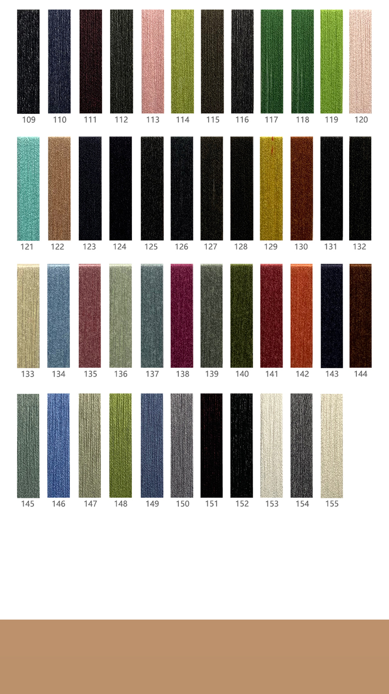 28S/2 2/20NM Core Spun Yarn 100 Colors Dyed Fabric Blended Yarn 50%AC30%NY20%PBT