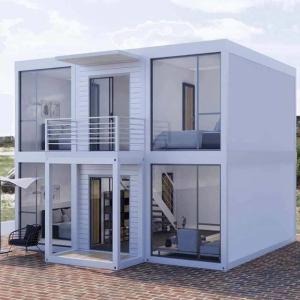 Wholesale Steel Structure Foldable Container House Modern Design For Villa Ofiices from china suppliers