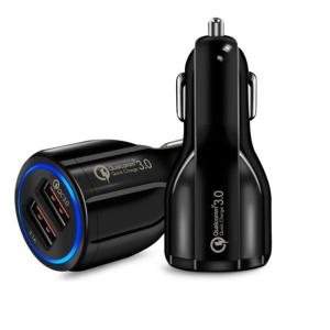 Wholesale 4x Fast Car Phone Charger Adapter 24W 30W USB A 5V 2.4A from china suppliers
