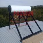 Enamal White Outer Tank Solar Water Heater 304 Stainless Steel Solar Collector