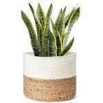 cotton rope plant basket woven basket 10"12" Flower Pot Floor Indoor Planters