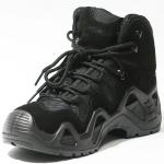 Black Brown Womens Mens Leather Military Boots 9 Inch Work Training Tactical