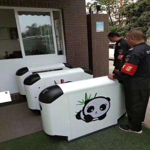 Wholesale Width 600mm High Security Kindergarten Swing Barrier 1200*200*900mm from china suppliers