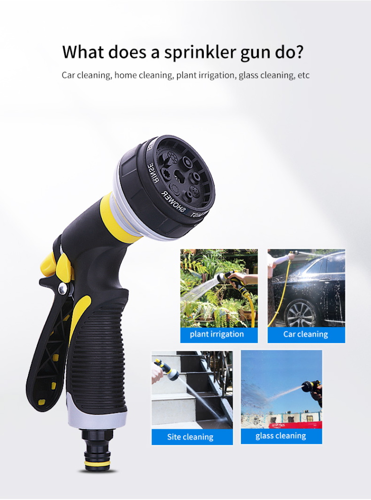 Misting Nozzle Garden Water Guns High Pressure Water Nozzle Sprinkler For Irrigation