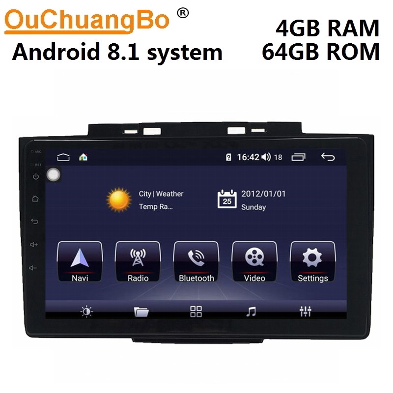 Ouchuangbo car stereo navigation for Great Wall H3 H5 2013-2017 support BT MP3 mirror link android 8.1 OS 4+64