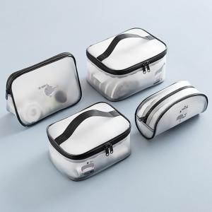 Wholesale Clear Matt Toiletries Portable Traveling PVC Cosmetic Bag from china suppliers