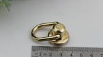 High quality light gold zinc alloy 16 mm metal stud rivet for handbag straps