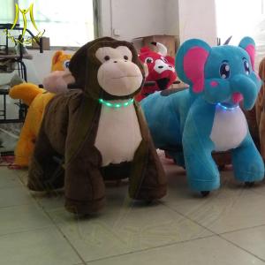 Wholesale Hansel children walking plush battery operated electronic ride on animals from china suppliers