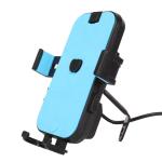 ABS 5V 2.1A Dual Usb Port Motorcycle Phone Holder For Iphone 11
