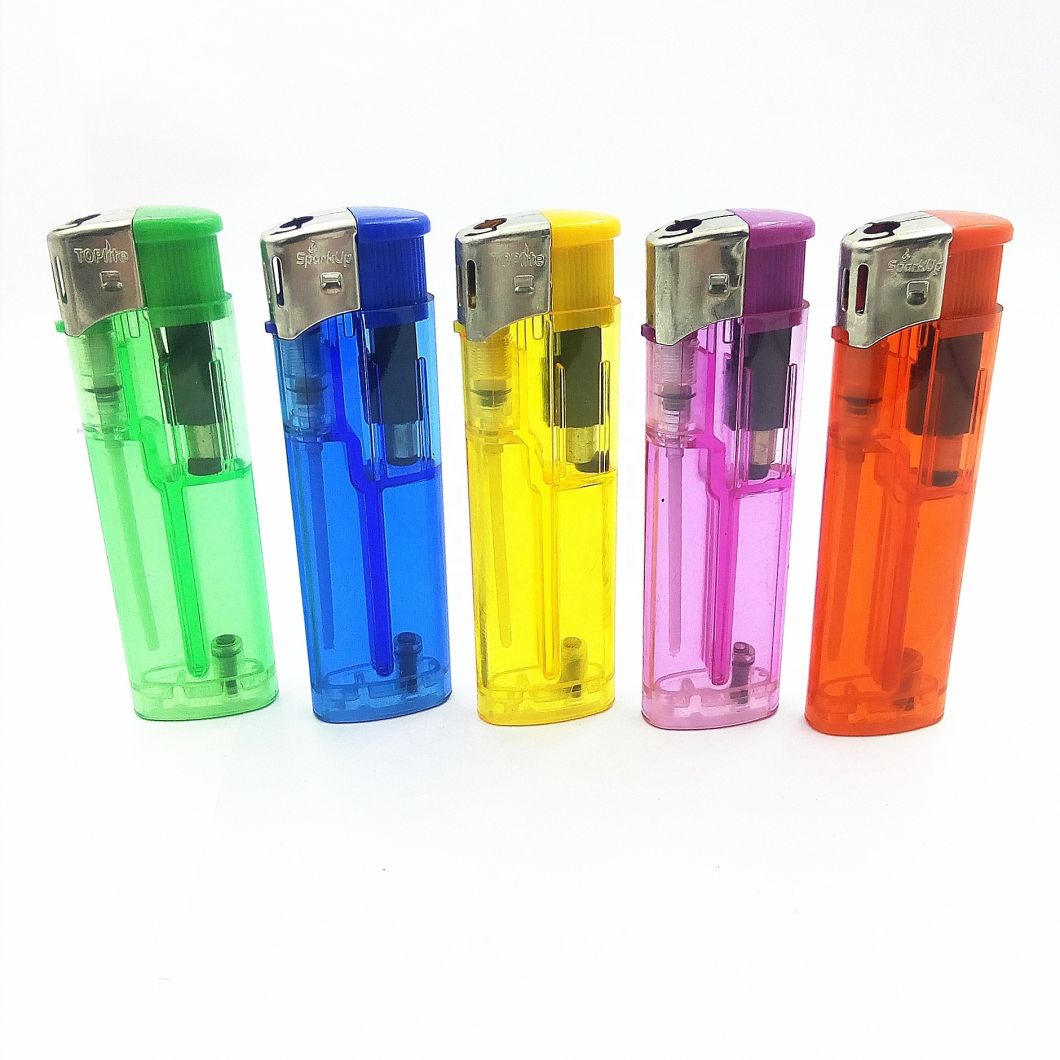 Factory Supply Dy-007 Model Cr Children Resistance Free Sample Customized Logo Custom Lighter