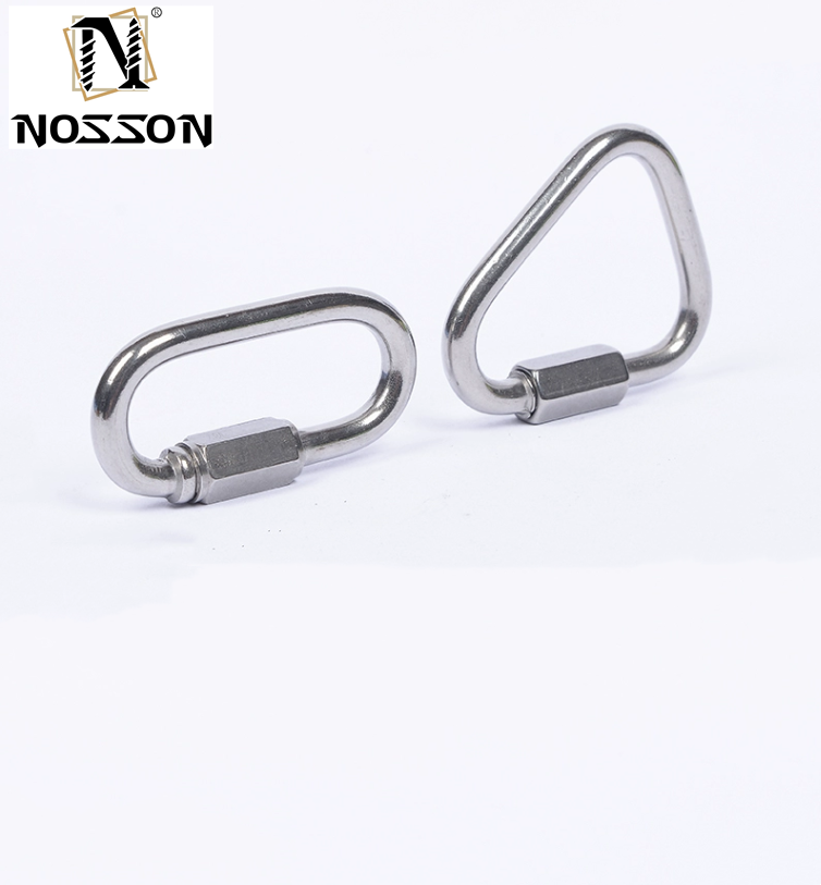 Highly Polished Material and ZINC PLATED Finish Galvanized Oval Quick Link for Customized Size Rigging Hardware
