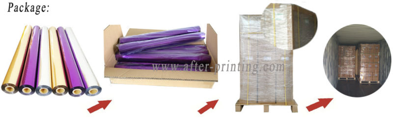 packing for hot stamping foil