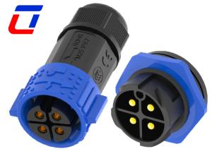 Wholesale 40A M25 Bulkhead Power Connector 4 Pin Waterproof IP67 Male / Female from china suppliers