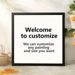 Modern Style Hand Painted Oil Painting Abstract Flower Textured Canvas Painting