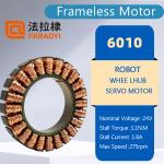 Faradyi Frameless Motor Nice Quality 24V 275rpm 60*10mm Inner Runner Motor