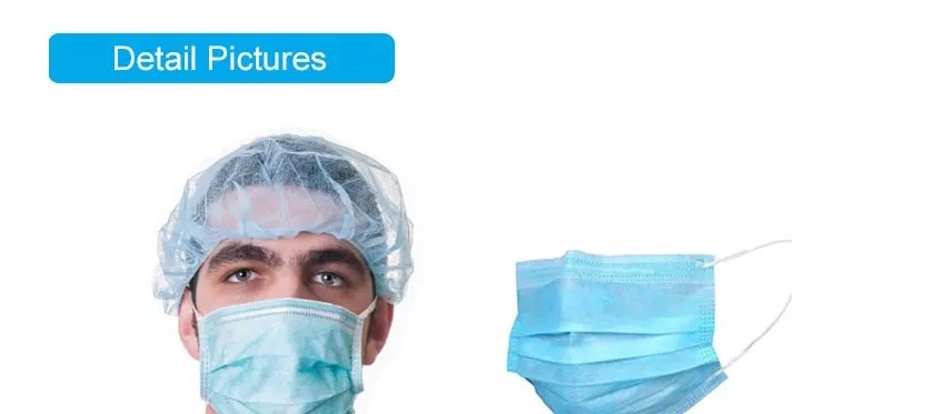 High Breathability Disposable Protective Mask With Splash Repellent Barrier