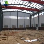 H Frame Steel Structural Buildings , Sheet Roof Industrial Steel Buildings