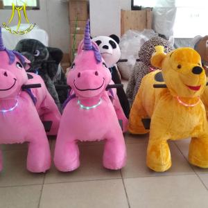 Wholesale Hansel 50 vivid animals amusement park stuffed electric plush kids safari animal ride for sales from china suppliers