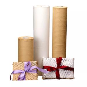 Wholesale Woodpulp Biodegradable Honeycomb Kraft Paper Cushioning Protective Honeycomb Ball from china suppliers