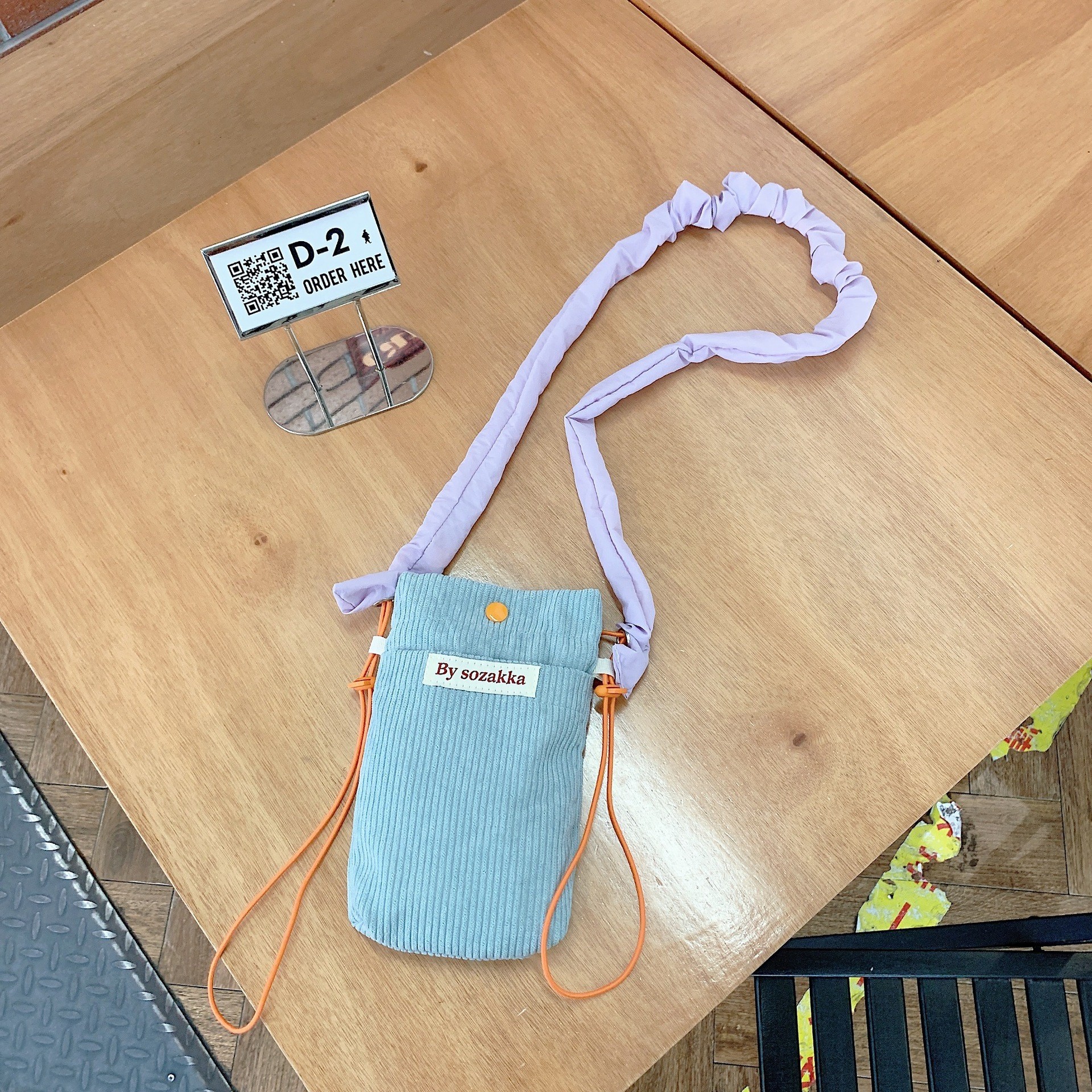 CORDUROY CROSSBODY PHONE BAG CROSSBODY SHOULDER BAG WOMEN'S WALK MINI STORAGE BAG