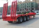 AND9408TDP 3 Axles 60ton Heavy Duty Lowboy Lowbed Transport Semi Trailer with 28