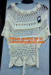 Crochet Sweaters, Women Fashion All-match Contrast Color Knitted Tricot Summer O